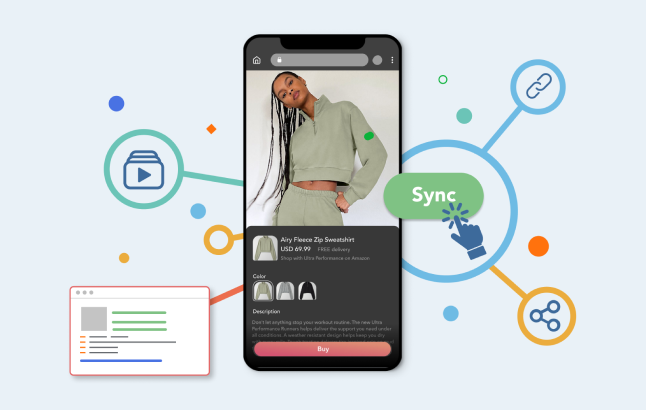 One click product sync