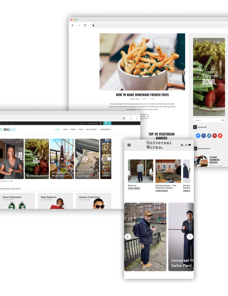 Shoppable videos